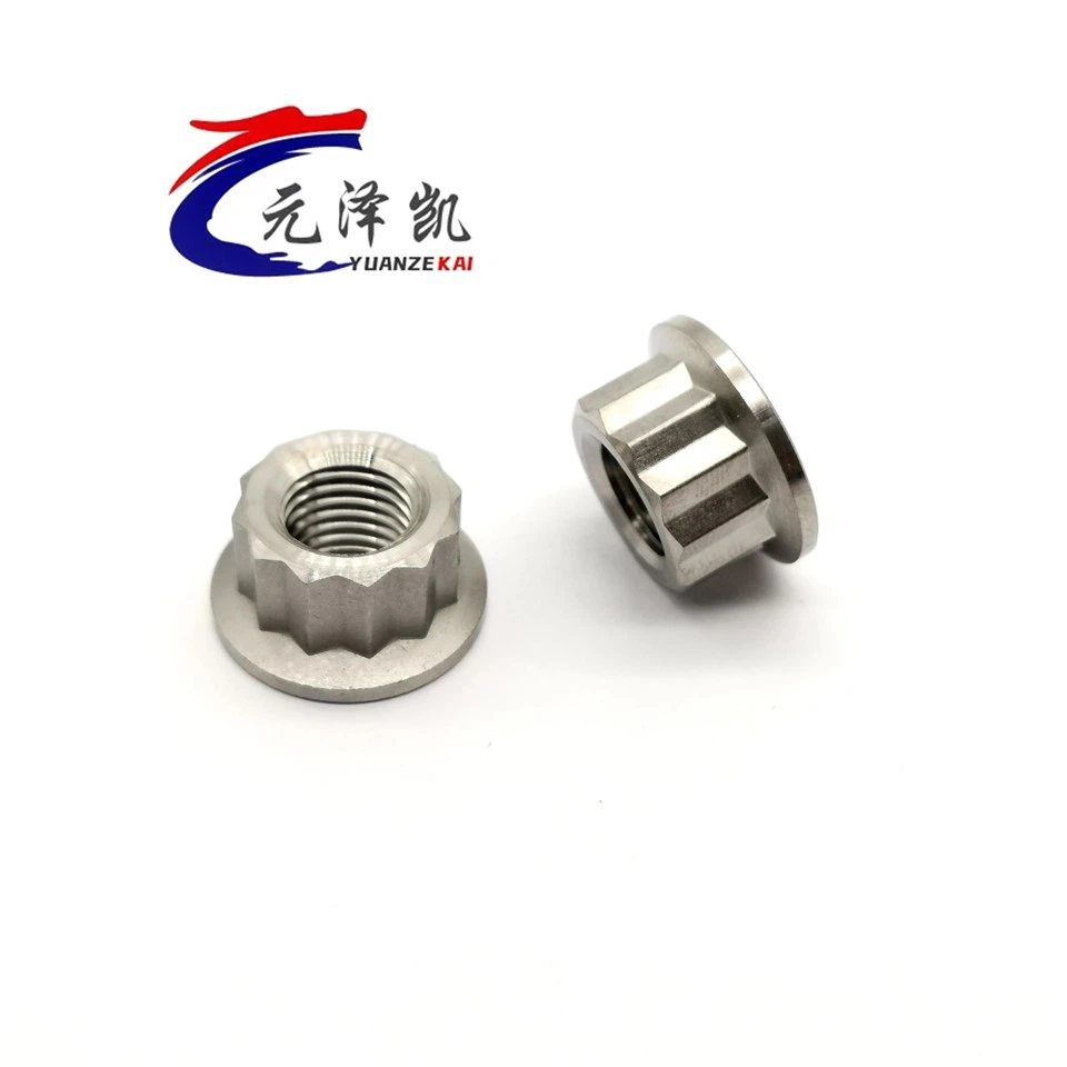Titanium 12 Points Flange Nut